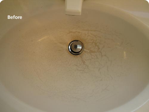 cultured marble sink with cracks